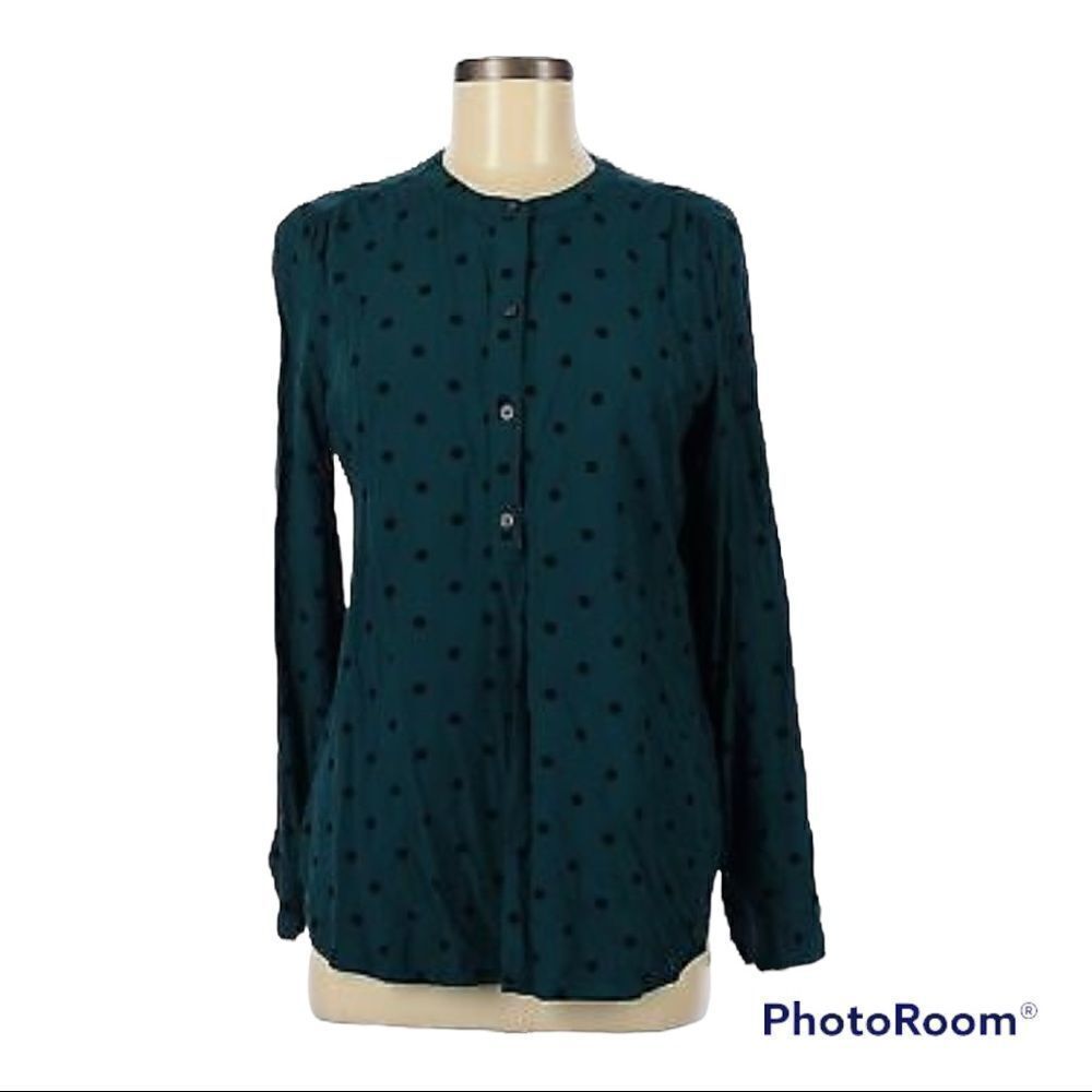 Old Navy Women Green Long Sleeve Tunic  Shirt XXL